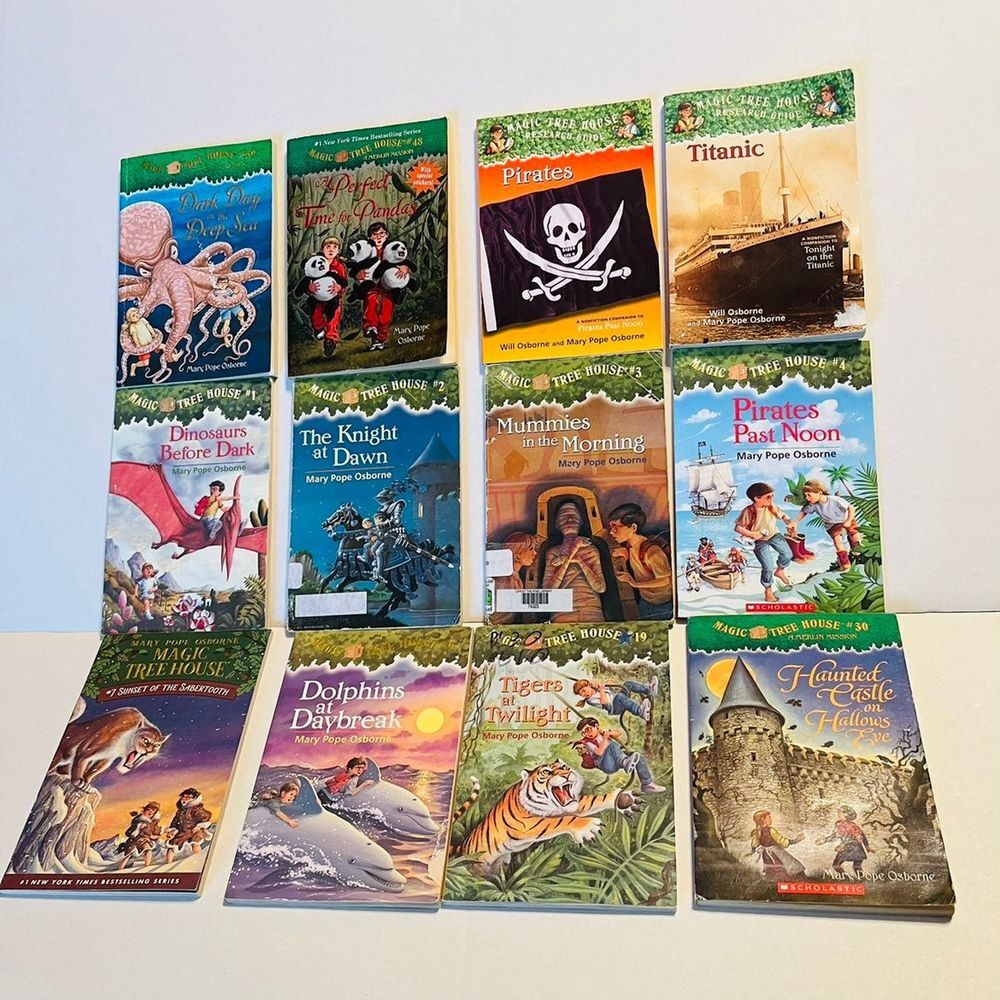 Magic Tree House book bundle of twelve (12) books. Used in fair condition.